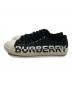 BURBERRY (バーバリー) ロゴデザインローカットスニーカー ブラック サイズ:41.5：12000円