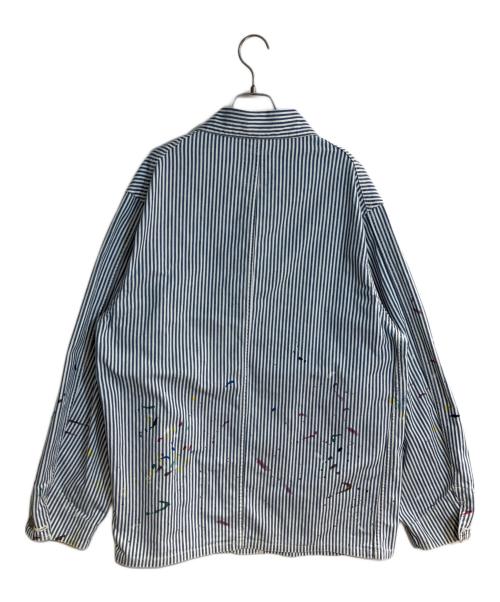 VISVIM（ビズビム）VISVIM (ビズビム) COVERALL JKT DMGD ブルー サイズ:4の古着・服飾アイテム