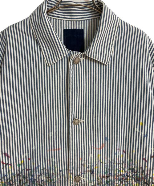 VISVIM（ビズビム）VISVIM (ビズビム) COVERALL JKT DMGD ブルー サイズ:4の古着・服飾アイテム