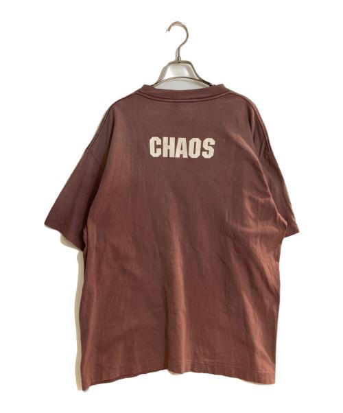 SAINT MICHAEL（セントマイケル）SAINT MICHAEL (セントマイケル) S/S T-SHIRT SAINT MXX BURGUNDY バーガンディー サイズ:Ｌの古着・服飾アイテム