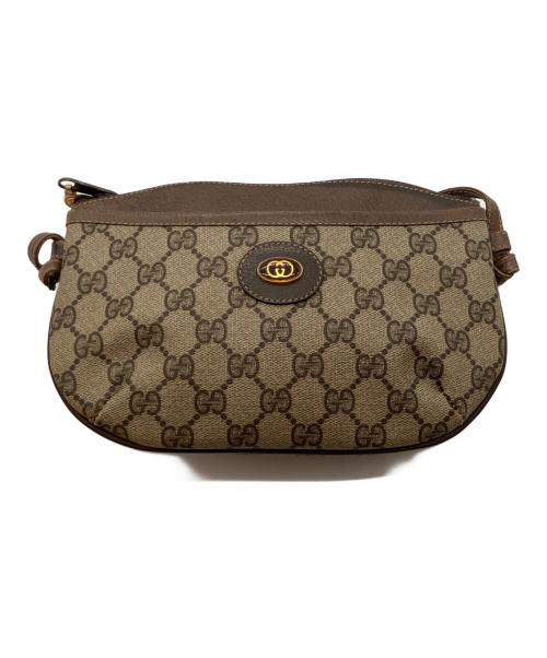 GUCCI（グッチ）GUCCI (グッチ) OLD GGプラス ショルダーバッグ ベージュの古着・服飾アイテム