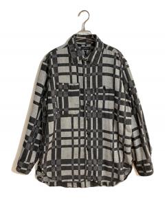 中古・古着通販】stussy (ステューシー) 23fw PLAID ZIP SHIRT