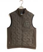 F.C.R.B.エフシーレアルブリストル）の古着「23AW POLARTEC POWER STRETCH HYBRID VEST/トゥエンティスリー エーダブリュー ポーラテック パワー ストレッチ ハイブリッド ベスト」｜ブラック