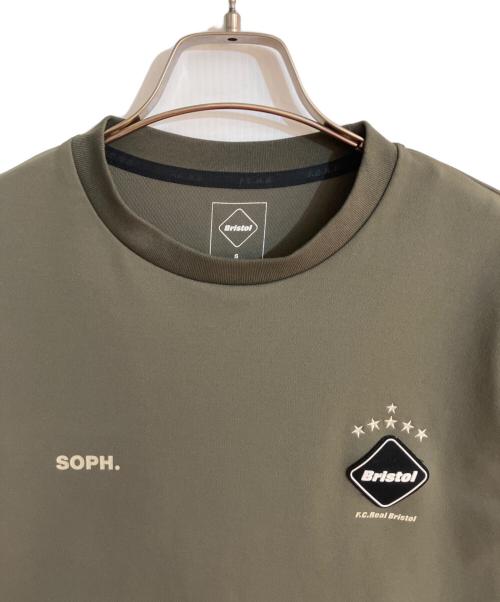 F.C.R.B.（エフシーレアルブリストル）F.C.R.B. (エフシーレアルブリストル) PRE MATCH S/S TOP オリーブ サイズ:Sの古着・服飾アイテム
