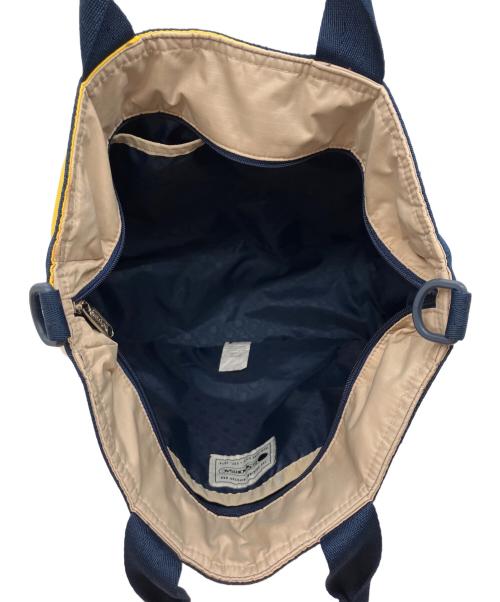 LeSportsac（レスポートサック）LeSportsac (レスポートサック) PENNANT MED TOTE/ペナントミッドトート イエロー×ベージュの古着・服飾アイテム