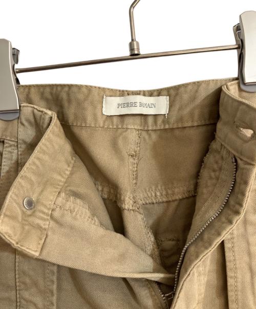 PIERRE BALMAIN（ピエール バルマン）PIERRE BALMAIN (ピエール バルマン) ジップカーゴハーフパンツ ブラウン サイズ:76ｃｍ（W30）の古着・服飾アイテム