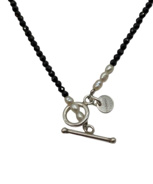 Les bonbon（ルボンボン）Les bonbon (ルボンボン) noir choker ピンクの古着・服飾アイテム