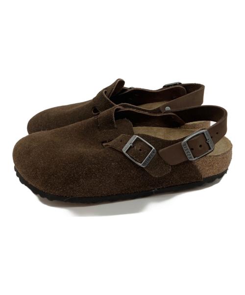 BIRKENSTOCK（ビルケンシュトック）BIRKENSTOCK (ビルケンシュトック) TOKIO トッキオスウェードサンダル ブラウン サイズ:24の古着・服飾アイテム