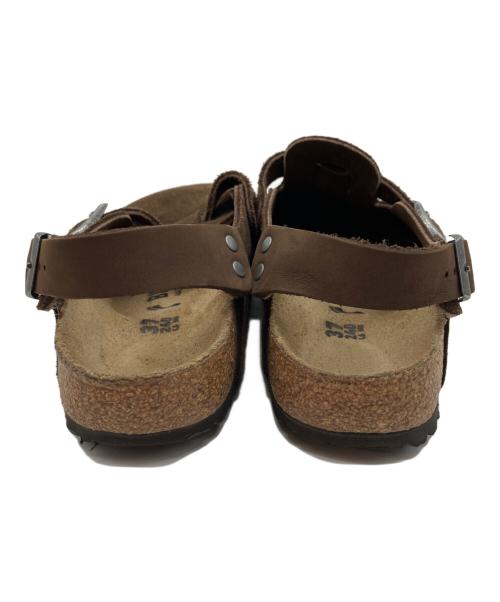 BIRKENSTOCK（ビルケンシュトック）BIRKENSTOCK (ビルケンシュトック) TOKIO トッキオスウェードサンダル ブラウン サイズ:24の古着・服飾アイテム