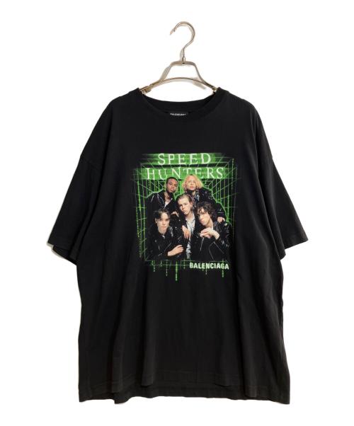 BALENCIAGA（バレンシアガ）BALENCIAGA (バレンシアガ) Speedhunters Print T-Shirt ブラック サイズ:Mの古着・服飾アイテム