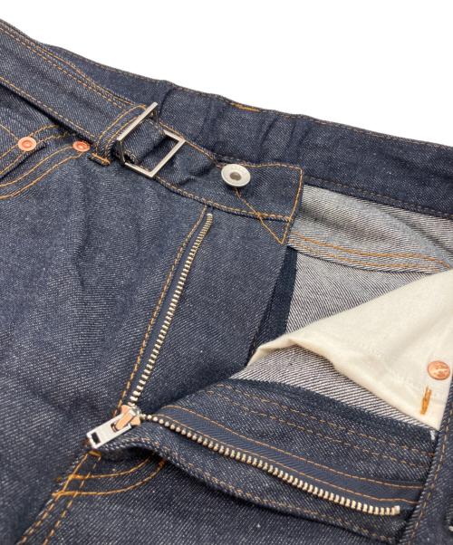 sacai（サカイ）sacai (サカイ) 24SSベルテッドフレアデニムパンツ インディゴ サイズ:1の古着・服飾アイテム