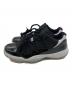 NIKE (ナイキ) AIR JORDAN 11 RETRO LOW ブラック サイズ:27.5 未使用品：12000円