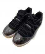 NIKEナイキ）の古着「Air Jordan 11 Retro Low "Barons"/エアジョーダン11 レトロ ロー バロンズ」｜ブラック