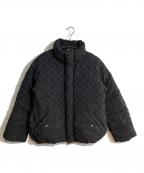 MURRALミューラル）の古着「Dahlia shrinking embroidery down jacket」｜ブラック
