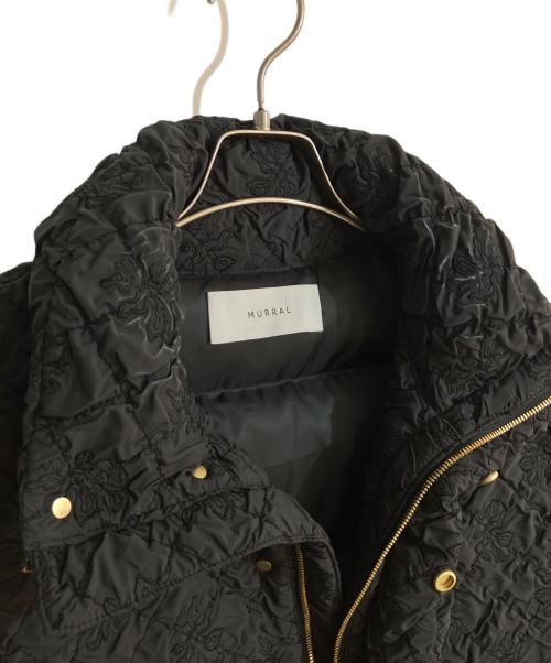 MURRAL（ミューラル）MURRAL (ミューラル) Dahlia shrinking embroidery down jacket ブラック サイズ:FREEの古着・服飾アイテム
