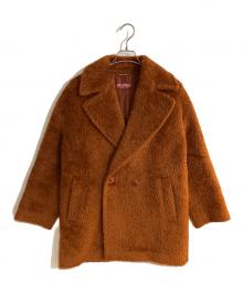 Max Mara Studio（マックスマーラ ストゥディオ）の古着「アルパカウールPコート」｜ブラウン