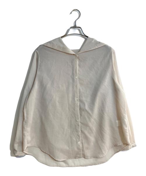 MURRAL（ミューラル）MURRAL (ミューラル) Float hood shirt/フロート・フード・シャツ ベージュ サイズ:FREEの古着・服飾アイテム
