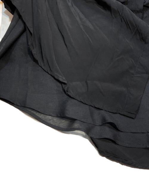 MURRAL（ミューラル）MURRAL (ミューラル) VEIL EMBROIDERED SHIRT ブラック サイズ:FREEの古着・服飾アイテム