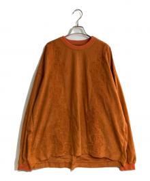 TIGHTBOOTH PRODUCTION（タイトブースプロダクション）の古着「POPPY SUEDE LS TOP」｜ブラウン