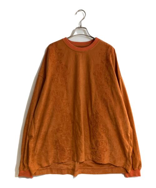 TIGHTBOOTH PRODUCTION（タイトブースプロダクション）TIGHTBOOTH PRODUCTION (タイトブースプロダクション) POPPY SUEDE LS TOP ブラウン サイズ:XLの古着・服飾アイテム