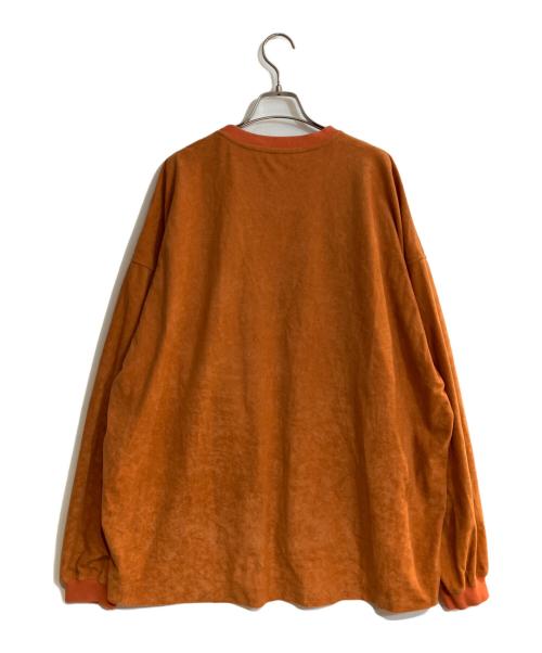 TIGHTBOOTH PRODUCTION（タイトブースプロダクション）TIGHTBOOTH PRODUCTION (タイトブースプロダクション) POPPY SUEDE LS TOP ブラウン サイズ:XLの古着・服飾アイテム