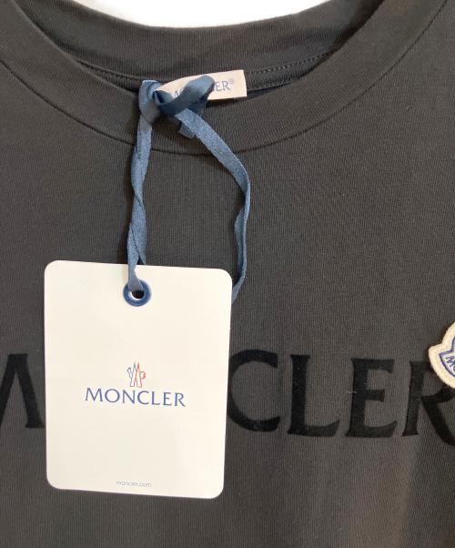 MONCLER（モンクレール）MONCLER (モンクレール) logo patch T-shirt ブラック サイズ:XLの古着・服飾アイテム