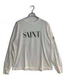 SAINT MICHAEL×DIRTY FUCKER（セントマイケル）の古着「LS TEE/SAINT」｜ホワイト