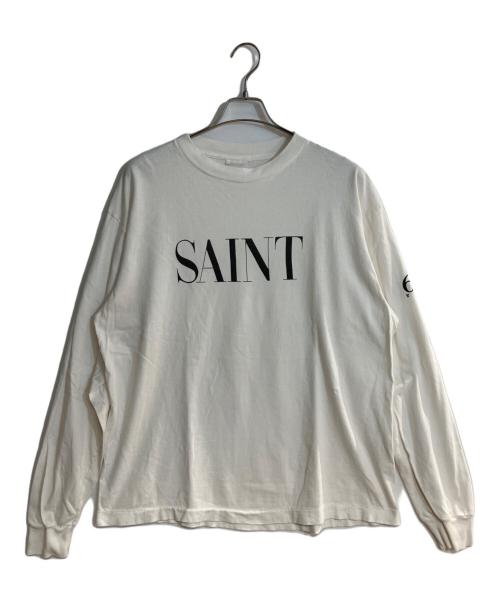 SAINT MICHAEL（セントマイケル）SAINT MICHAEL (セントマイケル) DIRTY FUCKER LS TEE/SAINT ホワイト サイズ:Ｌの古着・服飾アイテム