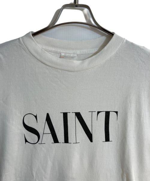 SAINT MICHAEL（セントマイケル）SAINT MICHAEL (セントマイケル) DIRTY FUCKER LS TEE/SAINT ホワイト サイズ:Ｌの古着・服飾アイテム