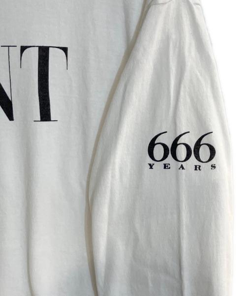 SAINT MICHAEL（セントマイケル）SAINT MICHAEL (セントマイケル) DIRTY FUCKER LS TEE/SAINT ホワイト サイズ:Ｌの古着・服飾アイテム