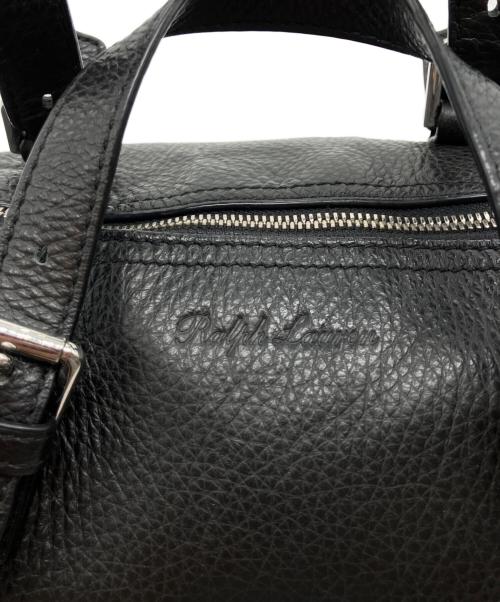 RALPH LAUREN（ラルフローレン）RALPH LAUREN (ラルフローレン) ミニボストンバッグ ブラックの古着・服飾アイテム
