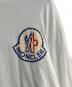 中古・古着 MONCLER (モンクレール) 長袖ロゴカットソー ホワイト サイズ:XL：10000円