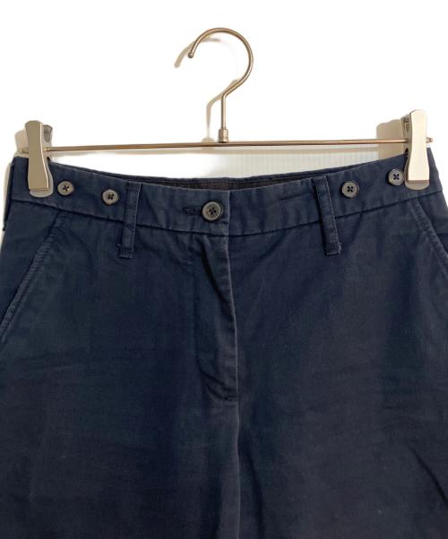 BRILL（ブリル）BRILL (ブリル) ワイド ローライズチノパンツ ネイビー サイズ:34の古着・服飾アイテム