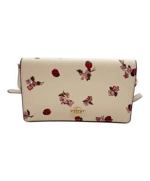 COACH（コーチ）COACH (コーチ) アンナ2WAYクラッチバッグ アイボリーの古着・服飾アイテム