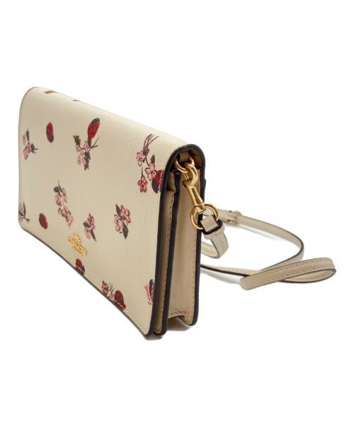 COACH（コーチ）COACH (コーチ) アンナ2WAYクラッチバッグ アイボリーの古着・服飾アイテム