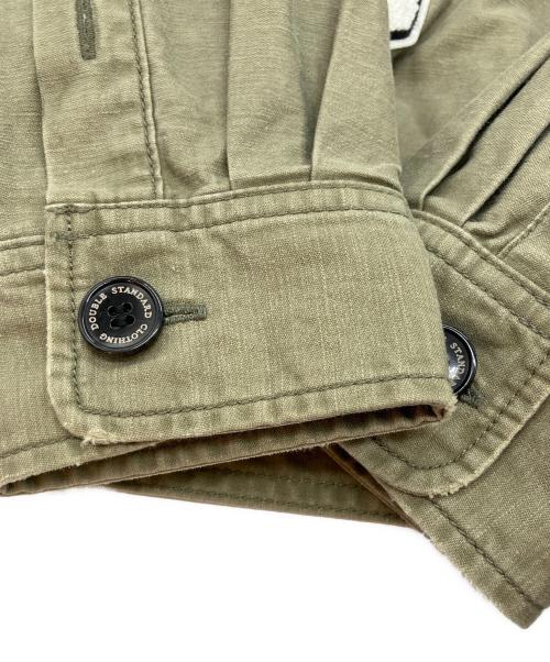 DOUBLE STANDARD CLOTHING（ダブルスタンダードクロージング）DOUBLE STANDARD CLOTHING (ダブルスタンダードクロージング) ロゴミリタリージャケット グリーン サイズ:Fの古着・服飾アイテム