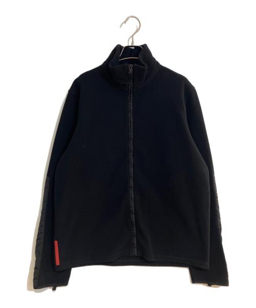 PRADA SPORTS（プラダスポーツ）PRADA SPORTS (プラダスポーツ) ナイロン×フリースジャケット ブラック サイズ:Mの古着・服飾アイテム