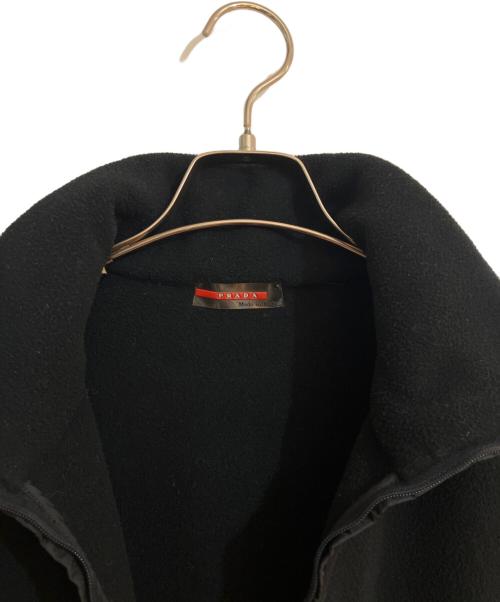 PRADA SPORTS（プラダスポーツ）PRADA SPORTS (プラダスポーツ) ナイロン×フリースジャケット ブラック サイズ:Mの古着・服飾アイテム