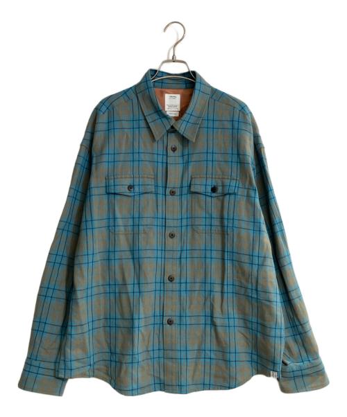 VISVIM（ビズビム）VISVIM (ビズビム) LUMBER CHECK L/S/ランバーチェックロングスリープシャツ グリーン サイズ:2の古着・服飾アイテム