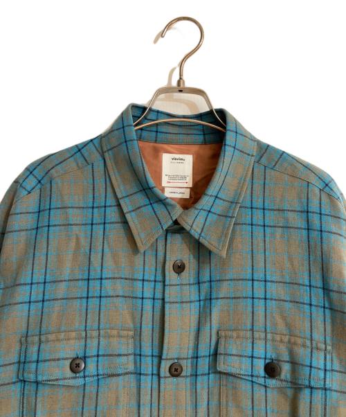 VISVIM（ビズビム）VISVIM (ビズビム) LUMBER CHECK L/S/ランバーチェックロングスリープシャツ グリーン サイズ:2の古着・服飾アイテム