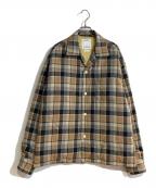 VISVIMビズビム）の古着「KEESEY CHECK DOWN JKT」｜ベージュ