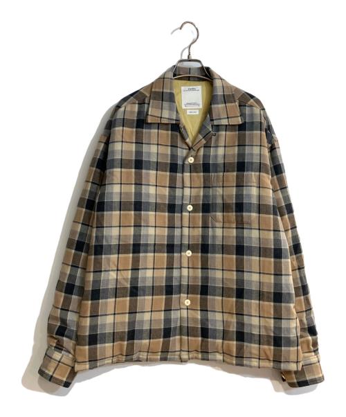 VISVIM（ビズビム）VISVIM (ビズビム) KEESEY CHECK DOWN JKT ベージュ サイズ:2の古着・服飾アイテム