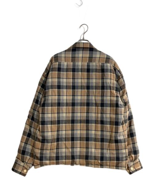 VISVIM（ビズビム）VISVIM (ビズビム) KEESEY CHECK DOWN JKT ベージュ サイズ:2の古着・服飾アイテム