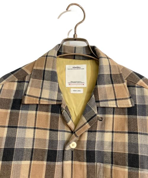 VISVIM（ビズビム）VISVIM (ビズビム) KEESEY CHECK DOWN JKT ベージュ サイズ:2の古着・服飾アイテム