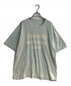 VISVIMビズビム）の古着「JUMBO TEE S/S DMGD/ジャンボ ティ」｜グリーン