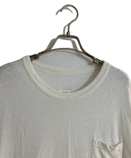 VISVIM（ビズビム）VISVIM (ビズビム) JUMBO TEE S/S DMGD/ジャンボ ティ ホワイト サイズ:4の古着・服飾アイテム