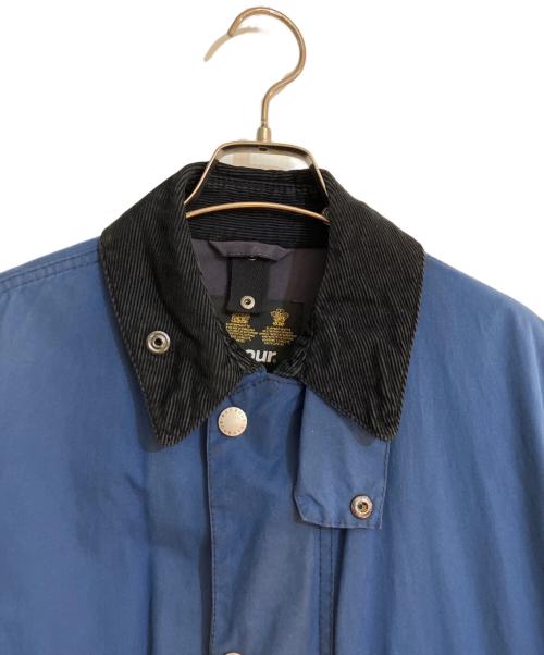 Barbour（バブアー）Barbour (バブアー) SL ボーダー オイルドコート ブルー サイズ:36の古着・服飾アイテム