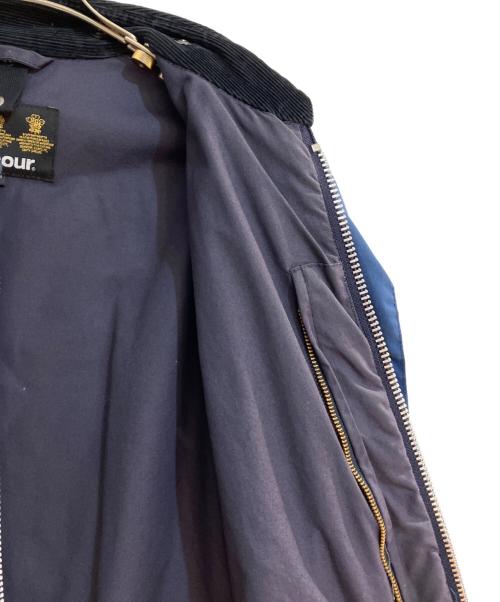 Barbour（バブアー）Barbour (バブアー) SL ボーダー オイルドコート ブルー サイズ:36の古着・服飾アイテム