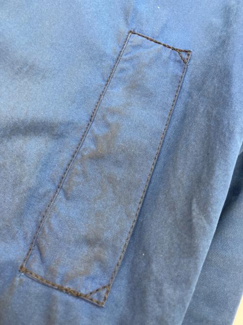 Barbour（バブアー）Barbour (バブアー) SL ボーダー オイルドコート ブルー サイズ:36の古着・服飾アイテム
