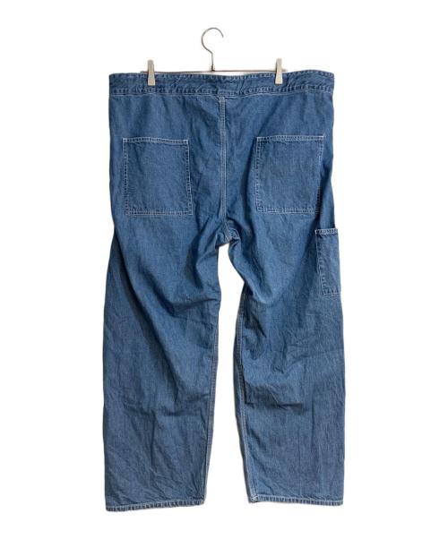 Unlikely（アンライクリー）Unlikely (アンライクリー) Unlikely Chopped Coverall Bottoms（アンライクリー チャップド カバーオール ボトムス） インディゴ サイズ:XLの古着・服飾アイテム